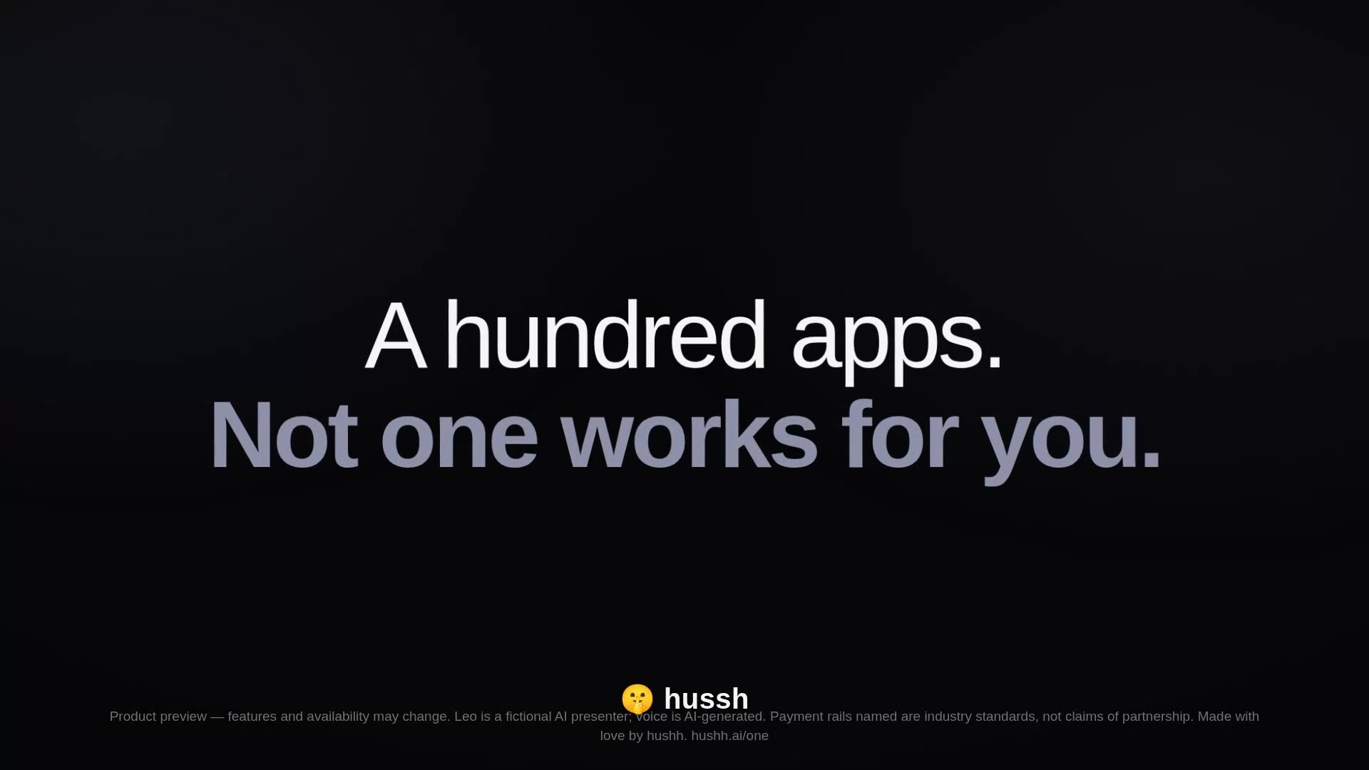 Meet hushh — the Super Bowl spot